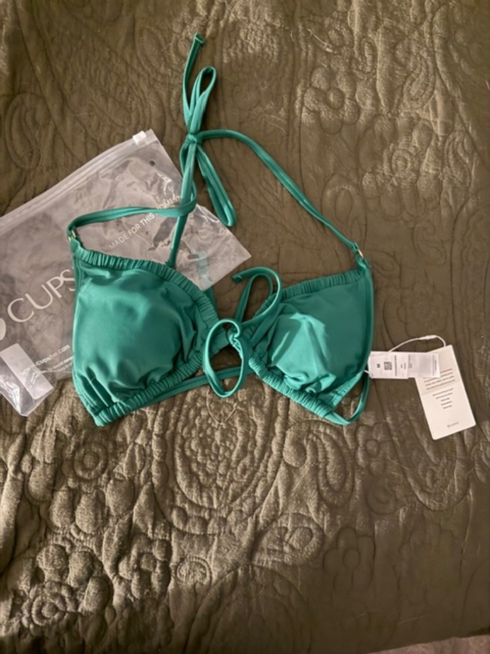 Cupshe Green Bikini  NWT